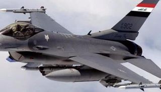 طائرة إف 16 تابعة لسلاح الجو العراقي