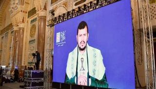 زعيم مليشيات الحوثي في ظهور سابق