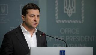 الرئيس الأوكراني فولوديمير زيلينسكي
