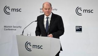 المستشار الألماني أولاف شولتزِ أمام مؤتمر ميونخ