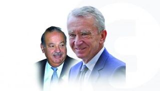 الملياردير الفرنسي برنارد أرنو والمكسيكي كارلوس سليم