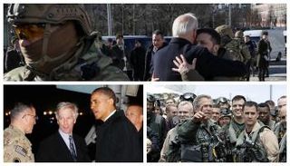 رؤساء أمريكيون في مناطق الحروب