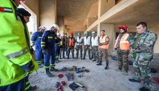 فريق الإمارات للبحث والإنقاذ يواصل مهمته في سوريا