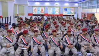 جانب من تخرج إحدى الدفعات العسكرية باليمن