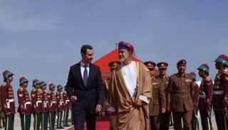لقاء الرئيس السوري وسلطان عمان