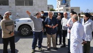 جانب من زيارة الوفد الطبي الإماراتي إلى سوريا