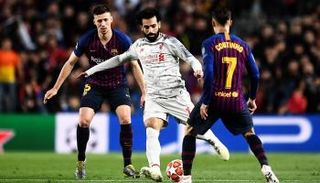 محمد صلاح ضد برشلونة