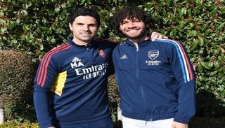 محمد النني ومايكل أرتيتا 