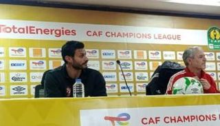 مارسيل كولر ومحمد الشناوي من المؤتمر الصحفي