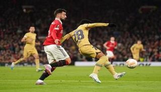 من مباراة برشلونة ومانشستر يونايتد