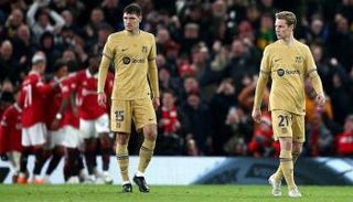 برشلونة يودع الدوري الأوروبي على يد اليونايتد