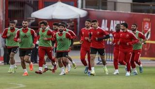 تدريبات الأهلي قبل مواجهة صن داونز