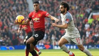 محمد صلاح وماركوس راشفورد