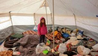 ناجية من الزلزال