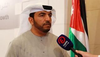 جانب من اللقاء الخاص مع عمر السويدي 