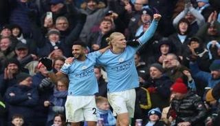 احتفالية هالاند ومحرز