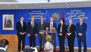 وفد مجلس الشيوخ الأمريكي خلال الزيارة