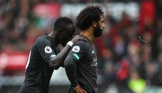 محمد صلاح مع ساديو ماني