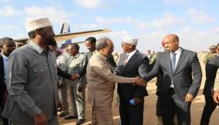 جانب من زيارة الرئيس الصومالي لجوبالاند