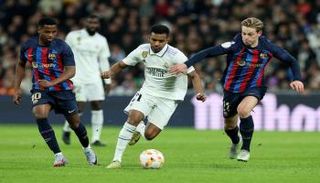 من مباراة الكلاسيكو بين ريال مدريد وبرشلونة