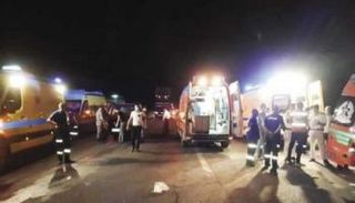 سيارات الإسعاف هرعت لموقع الحادث- أرشيفية