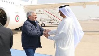 أنطونيو تاجاني والدكتور سلطان الجابر