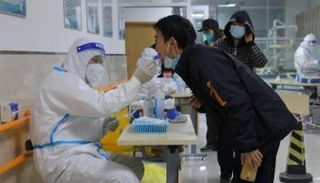 فحص كورونا في الصين - أرشيفية