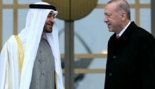 الشيخ محمد بن زايد آل نهيان والرئيس التركي رجب طيب أردوغان