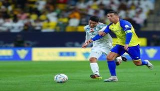 جانب من مباراة النصر والباطن