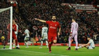 محمد صلاح نجم ليفربول ضد مانشستر يونايتد 