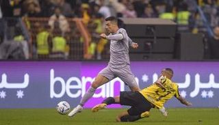 كريستيانو رونالدو نجم النصر ضد الاتحاد