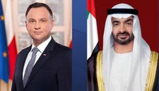 الشيخ محمد بن زايد آل نهيان والرئيس أندجي دودا