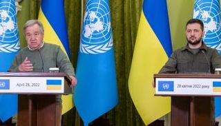  لقاء سابق بين غوتيريش وزيلينسكي