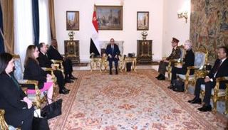 جانب من لقاء السيسي ولويد أوستن