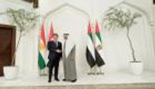 مباحثات محمد بن زايد وبارزاني.. علاقات الإمارات والعراق بالصدارة