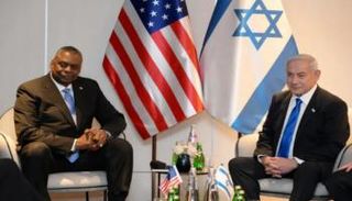 جانب من لقاء نتنياهو ولويد أوستن