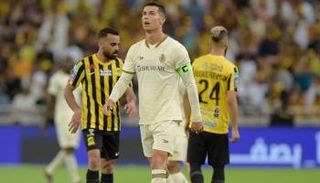 كريستيانو رونالدو نجم النصر في مباراة الاتحاد