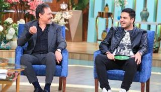 الفنان محمد رياض وابنه عمر