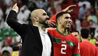 أشرف حكيمي ووليد الركراكي