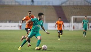 جانب من مباراة بيراميدز والبنك الأهلي