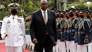 وزير الدفاع الأمريكي لويد أوستن في مانيلا- أرشيفية