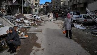 آثار الزلزال المدمر في تركيا