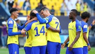 رونالدو في مباراة النصر وأبها
