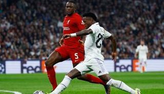 من مباراة ريال مدريد وليفربول في دوري أبطال أوروبا