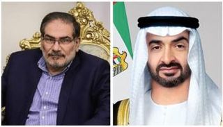الشيخ محمد بن زايد آل نهيان يستقبل علي شمخاني