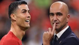 روبرتو مارتينيز وكريستيانو رونالدو - منتخب البرتغال