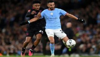 رياض محرز نجم مانشستر سيتي ضد بيرنلي