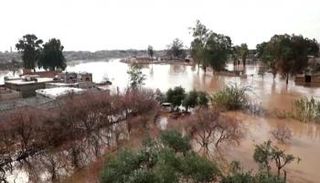 جانب من آثار نهر الخابور