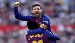 ليونيل ميسي لاعب برشلونة السابق