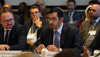 الدكتور سلطان الجابر خلال مؤتمر كوبنهاغن الوزاري للمناخ